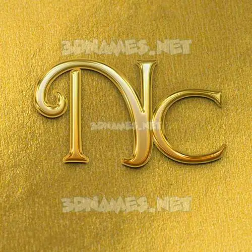 nc in All Gold style - 3D name wallpaper nc in All Gold style - 3D name wallpaper