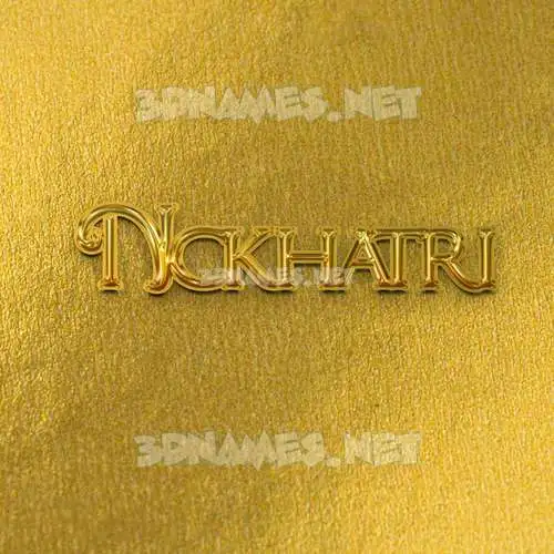 nckhatri in All Gold style - 3D name wallpaper nckhatri in All Gold style - 3D name wallpaper