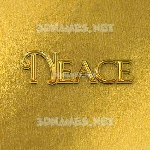 neace in All Gold style - 3D name wallpaper neace in All Gold style - 3D name wallpaper