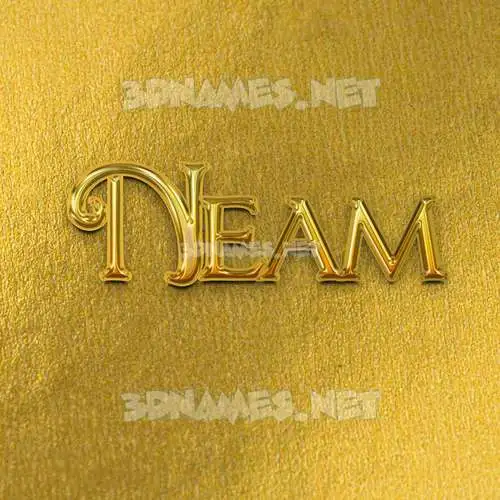 neam in All Gold style - 3D name wallpaper neam in All Gold style - 3D name wallpaper