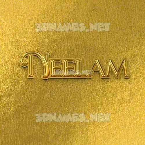 neelam in All Gold style - 3D name wallpaper neelam in All Gold style - 3D name wallpaper