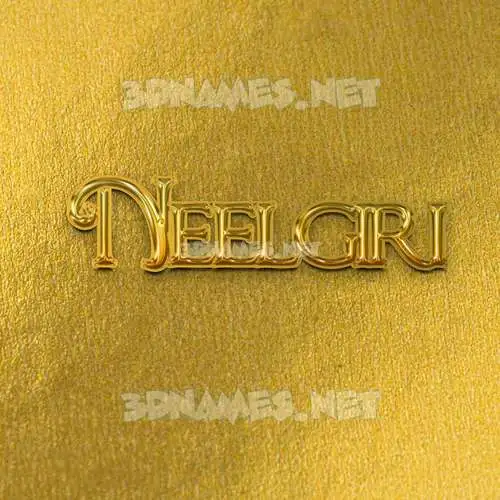 neelgiri in All Gold style - 3D name wallpaper neelgiri in All Gold style - 3D name wallpaper