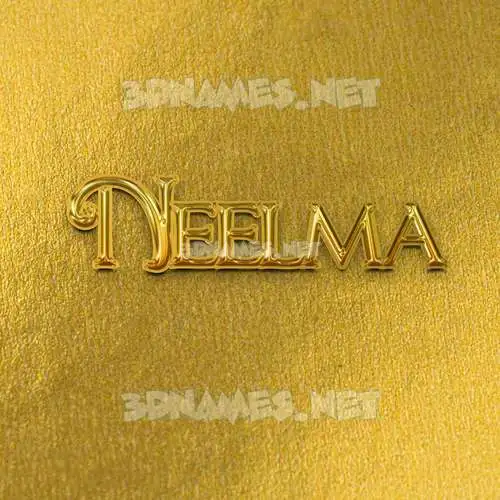neelma in All Gold style - 3D name wallpaper neelma in All Gold style - 3D name wallpaper