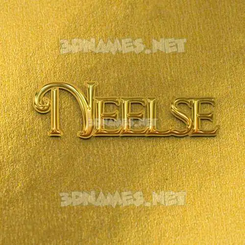 neelse in All Gold style - 3D name wallpaper neelse in All Gold style - 3D name wallpaper
