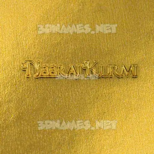 neeraj kurmi in All Gold style - 3D name wallpaper neeraj kurmi in All Gold style - 3D name wallpaper