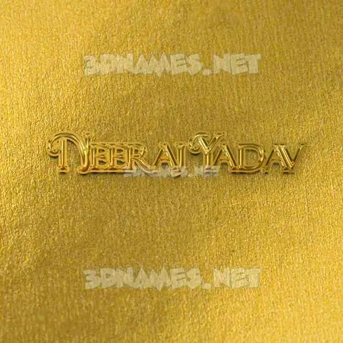 neeraj yadav in All Gold style - 3D name wallpaper neeraj yadav in All Gold style - 3D name wallpaper