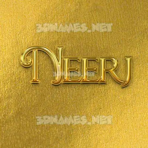 neerj in All Gold style - 3D name wallpaper neerj in All Gold style - 3D name wallpaper