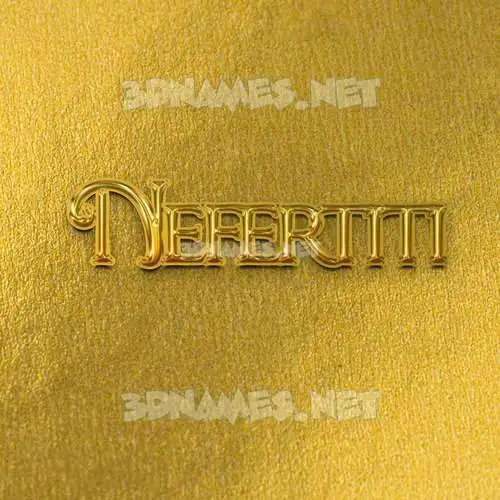 nefertiti in All Gold style - 3D name wallpaper nefertiti in All Gold style - 3D name wallpaper