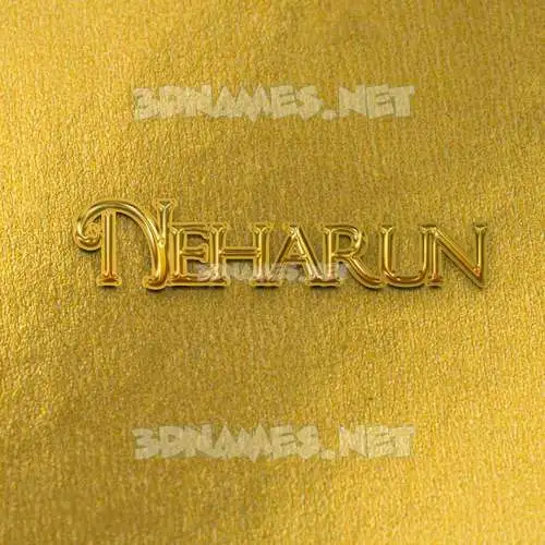 neharun in All Gold style - 3D name wallpaper neharun in All Gold style - 3D name wallpaper