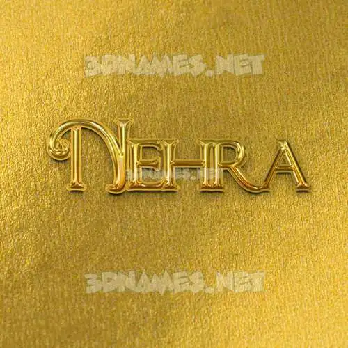 nehra in All Gold style - 3D name wallpaper nehra in All Gold style - 3D name wallpaper