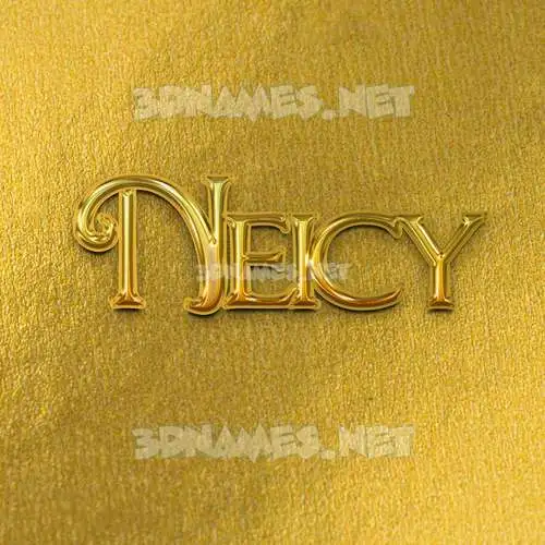 neicy in All Gold style - 3D name wallpaper neicy in All Gold style - 3D name wallpaper