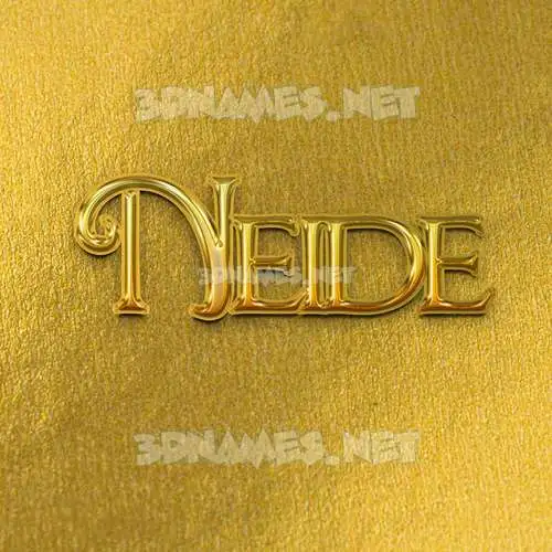 neide in All Gold style - 3D name wallpaper neide in All Gold style - 3D name wallpaper