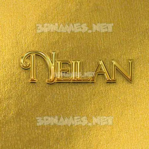 neilan in All Gold style - 3D name wallpaper neilan in All Gold style - 3D name wallpaper