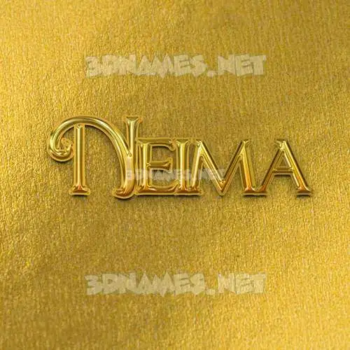 neima in All Gold style - 3D name wallpaper neima in All Gold style - 3D name wallpaper