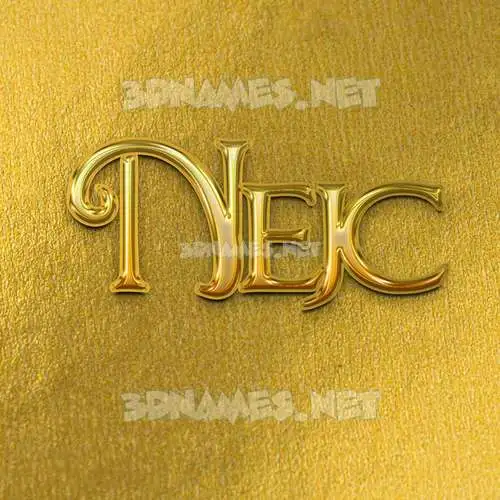nejc in All Gold style - 3D name wallpaper nejc in All Gold style - 3D name wallpaper