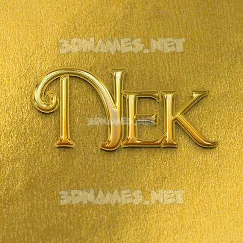 nek in All Gold style - 3D name wallpaper nek in All Gold style - 3D name wallpaper