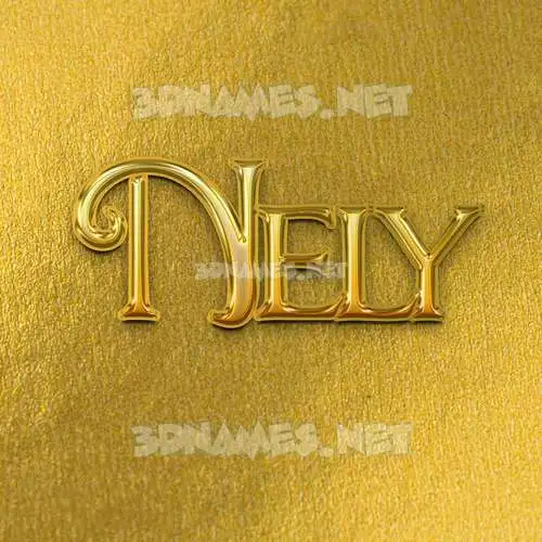 nely in All Gold style - 3D name wallpaper nely in All Gold style - 3D name wallpaper