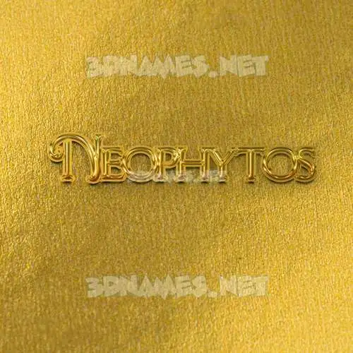 neophytos in All Gold style - 3D name wallpaper neophytos in All Gold style - 3D name wallpaper