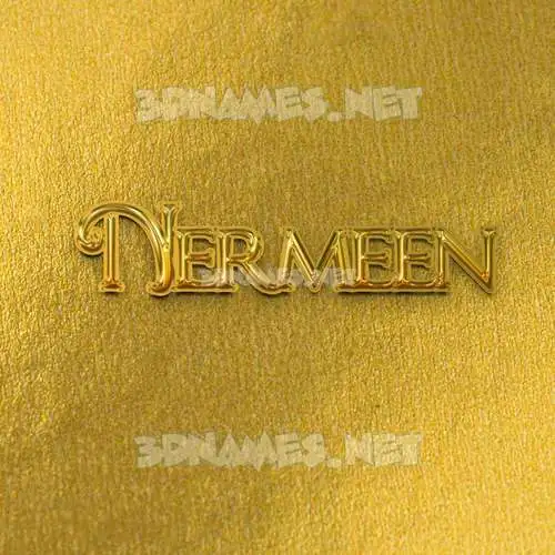 nermeen in All Gold style - 3D name wallpaper nermeen in All Gold style - 3D name wallpaper