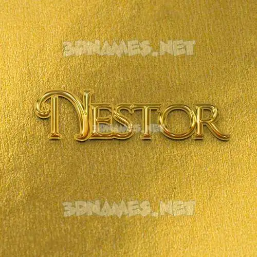 nestor in All Gold style - 3D name wallpaper nestor in All Gold style - 3D name wallpaper