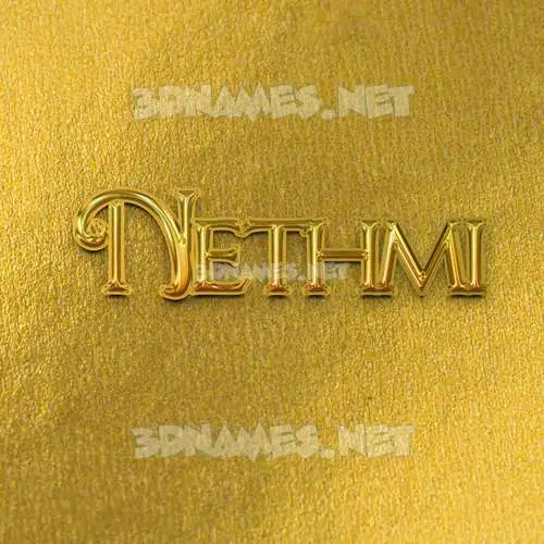 nethmi in All Gold style - 3D name wallpaper nethmi in All Gold style - 3D name wallpaper