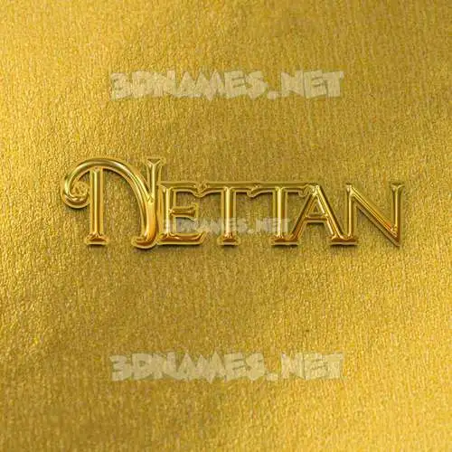 nettan in All Gold style - 3D name wallpaper nettan in All Gold style - 3D name wallpaper