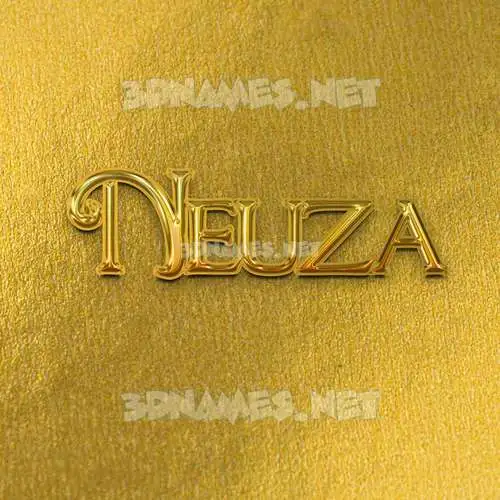 neuza in All Gold style - 3D name wallpaper neuza in All Gold style - 3D name wallpaper