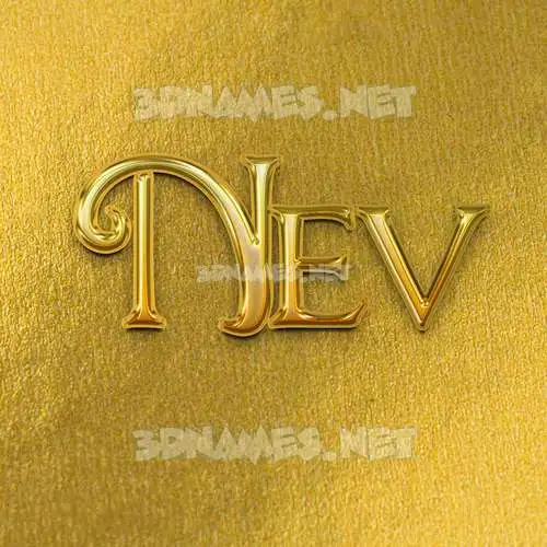 nev in All Gold style - 3D name wallpaper nev in All Gold style - 3D name wallpaper