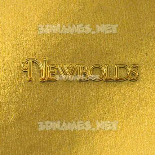 newbolds in All Gold style - 3D name wallpaper newbolds in All Gold style - 3D name wallpaper