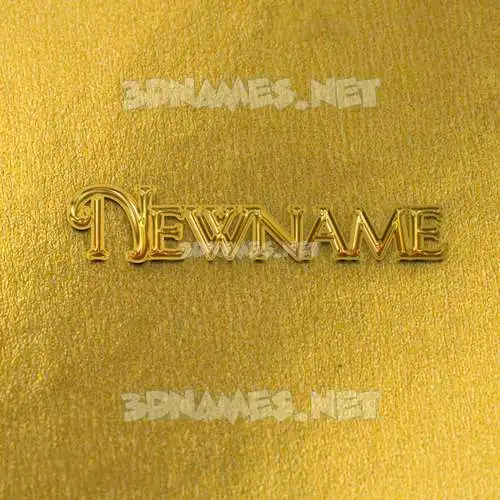 newname in All Gold style - 3D name wallpaper newname in All Gold style - 3D name wallpaper
