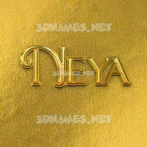 neya in All Gold style - 3D name wallpaper neya in All Gold style - 3D name wallpaper