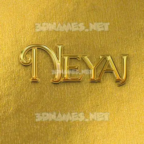 neyaj in All Gold style - 3D name wallpaper neyaj in All Gold style - 3D name wallpaper