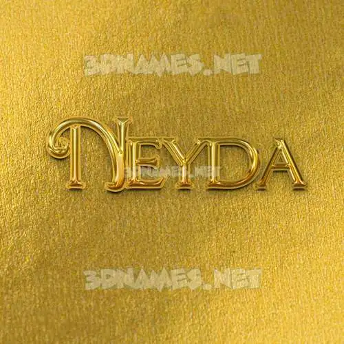 neyda in All Gold style - 3D name wallpaper neyda in All Gold style - 3D name wallpaper