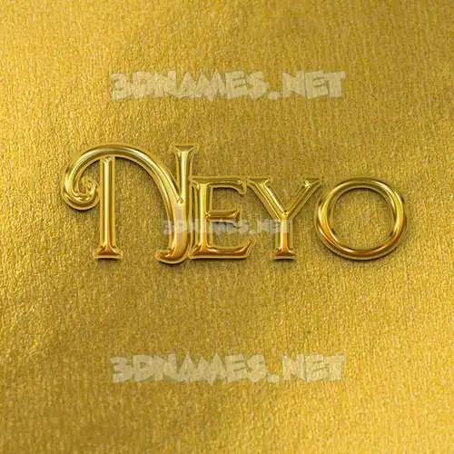 neyo in All Gold style - 3D name wallpaper neyo in All Gold style - 3D name wallpaper