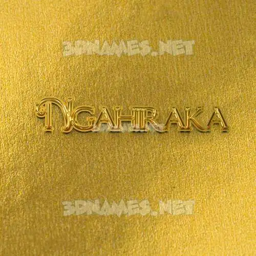 ngahiraka in All Gold style - 3D name wallpaper ngahiraka in All Gold style - 3D name wallpaper