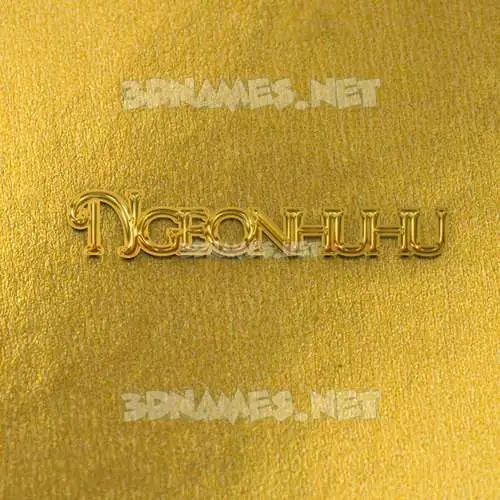 ngeonhuhu in All Gold style - 3D name wallpaper ngeonhuhu in All Gold style - 3D name wallpaper