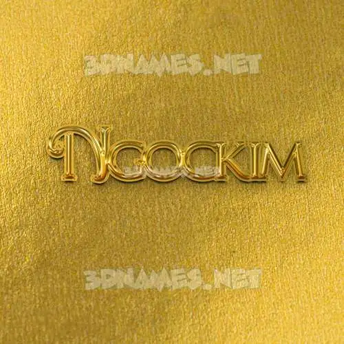 ngockim in All Gold style - 3D name wallpaper ngockim in All Gold style - 3D name wallpaper