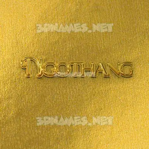 ngothang in All Gold style - 3D name wallpaper ngothang in All Gold style - 3D name wallpaper