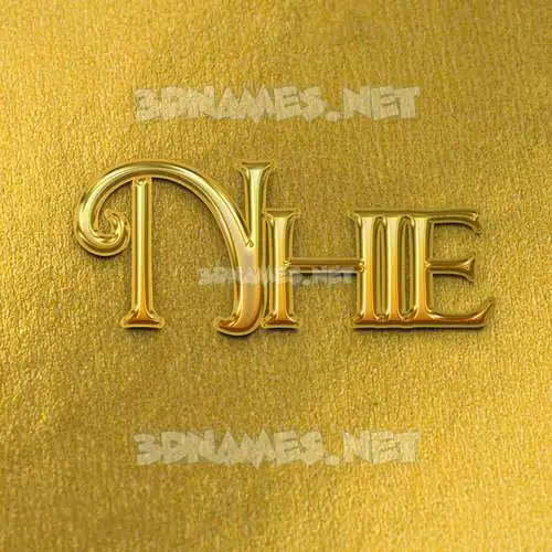nhie in All Gold style - 3D name wallpaper nhie in All Gold style - 3D name wallpaper