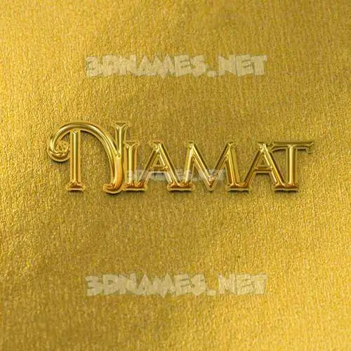 niamat in All Gold style - 3D name wallpaper niamat in All Gold style - 3D name wallpaper