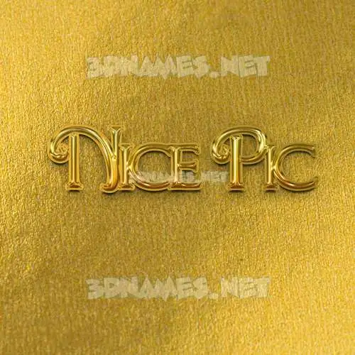 nice pic in All Gold style - 3D name wallpaper nice pic in All Gold style - 3D name wallpaper