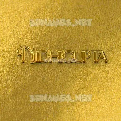 nidhigupta in All Gold style - 3D name wallpaper nidhigupta in All Gold style - 3D name wallpaper