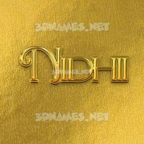 nidhii in All Gold style - 3D name wallpaper nidhii in All Gold style - 3D name wallpaper