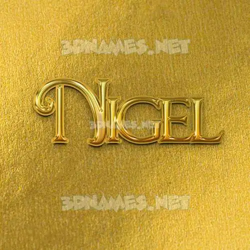 nigel in All Gold style - 3D name wallpaper nigel in All Gold style - 3D name wallpaper