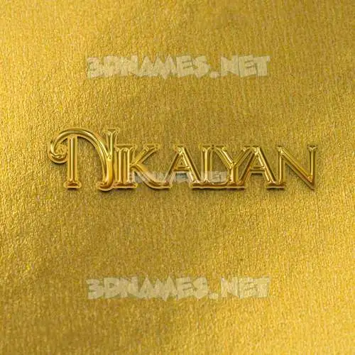nikalyan in All Gold style - 3D name wallpaper nikalyan in All Gold style - 3D name wallpaper