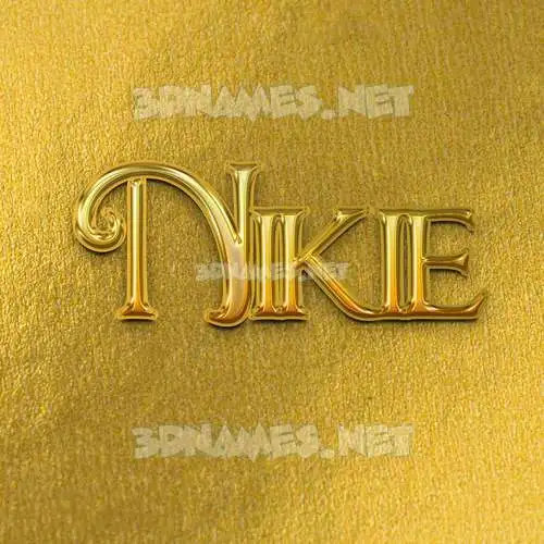 nikie in All Gold style - 3D name wallpaper nikie in All Gold style - 3D name wallpaper