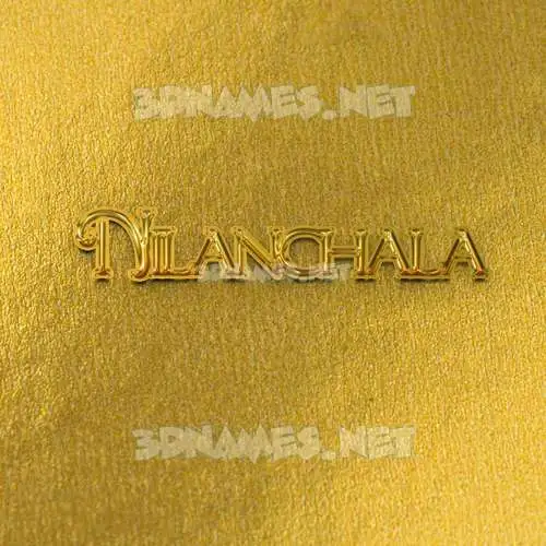 nilanchala in All Gold style - 3D name wallpaper nilanchala in All Gold style - 3D name wallpaper