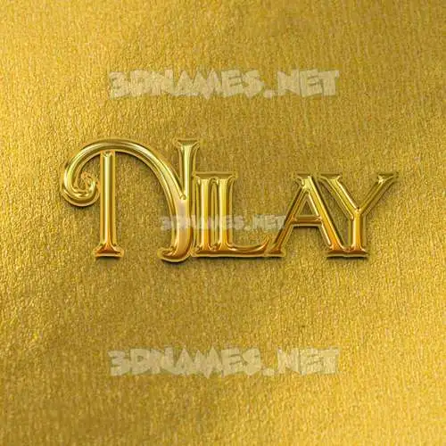 nilay in All Gold style - 3D name wallpaper nilay in All Gold style - 3D name wallpaper