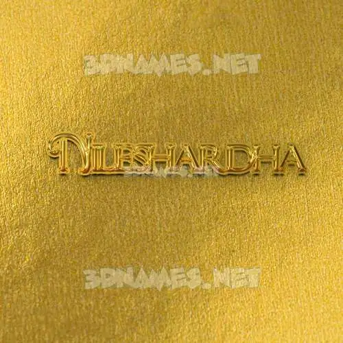 nileshardha in All Gold style - 3D name wallpaper nileshardha in All Gold style - 3D name wallpaper