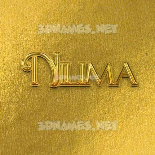 nilima in All Gold style - 3D name wallpaper nilima in All Gold style - 3D name wallpaper